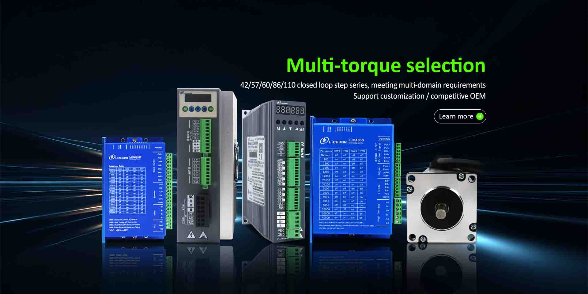 Čína Uzavřená smyčka Otevřená smyčka ovladač krokového motoru Factory