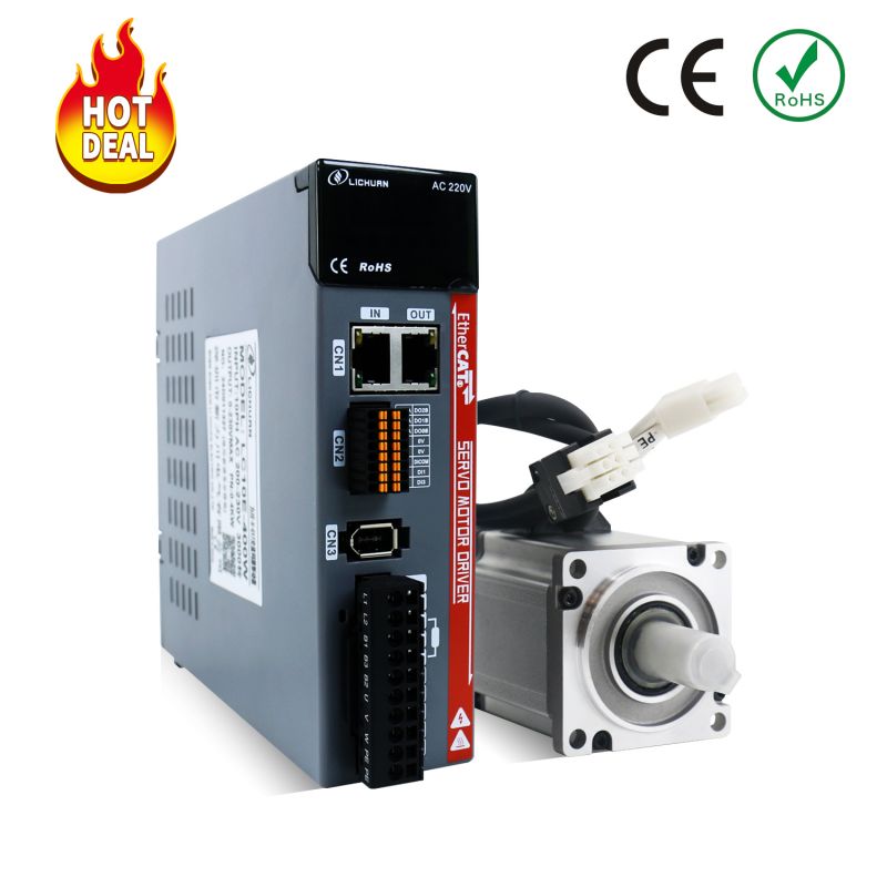 Ethercat AC servomotor 400W 3000rpm 1,27nm A Kit